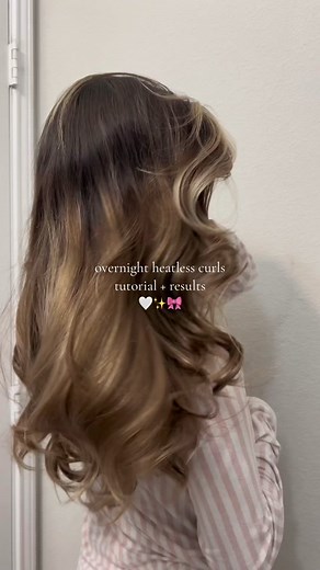 Gentle Heatless Curls Tutorial for Silky Hair