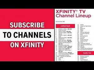 How to Subscribe Channel on Xfinity | Xfinity Subscriptions 2024