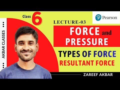 Class 6 | Force and Pressure 03 | Types of Force, Net Force | Pearson IIT Foundation