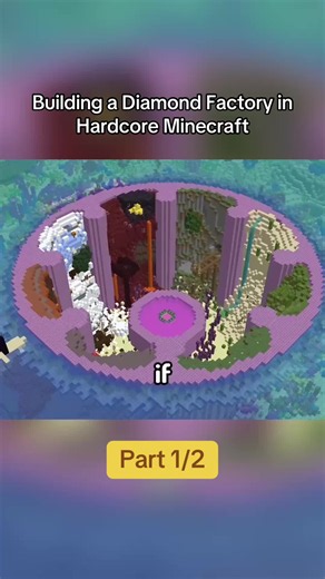 Diamond Factory in Minecraft Hardcore — How I Built It (Part 1)