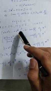 Sum of 3 numbers on dice = 11. # Multinomial theorem