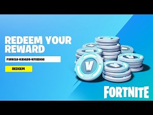 REDEEM V-BUCKS REWARD in FORTNITE!