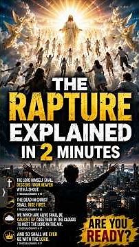 The rapture explained in 2 minutes #bible #jesus #gospel #god #christian #faith