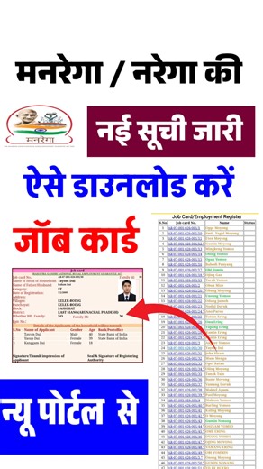 Job Card Download Kaise Kare । Narega Job Card Download। नरेगा जॉब कार्ड डाउनलोड 2025
