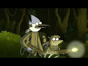 Rigby Says "Stop Talking" in Regular Show S8 "Space Creds"
