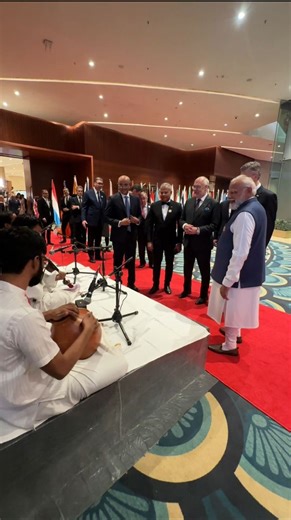 With world leaders at the dinner and cultural programme at the AI Impact Summit 2026! | Narendra Modi
