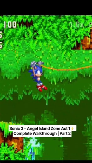 Sonic 3 – Angel Island Act 1 ⚡ Complete Walkthrough | Part 2