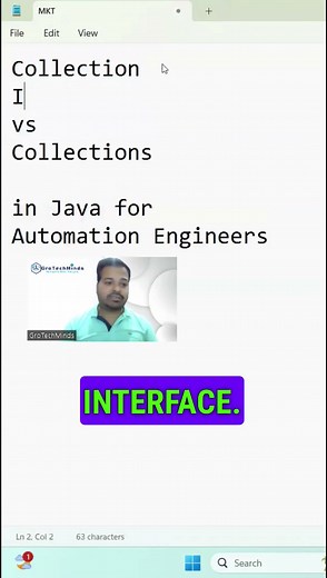 Collection vs Collections in Java #shorts