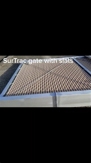 SurTrac gate by Master Halco, we keep a 24' footer in stock in Mobile #surtrac #masterhalco #fence #gate