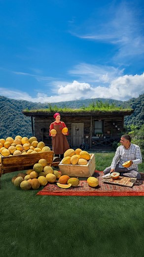 Faraway Village | 🎬 YouTube Channel 1M+ on Instagram: "🍈 Grandma’s melon meringue recipe — fluffy dessert & coffee inside a melon ☕ • • • #Melon #Meringue #Dessert #Homemade #Village #Foodie #sweet #Cooking #Delicious #coffe #creative #fruit #healtyfood #inspiration #Yummy #instafood #trend #viral"