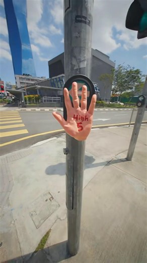 Just put my palm on the pedestrian button Wondering what you guys think about this