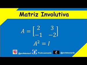 MATRIZ INVOLUTIVA 2X2 SUPER FACIL