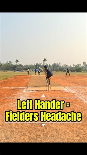 Left hander ❌ Fielders nightmare ✅ #trending #shorts #shortvideo #viral #reels #love #funny