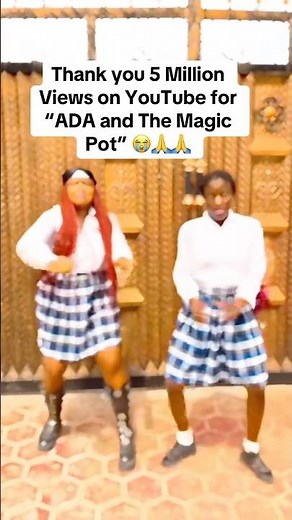 Thank you for 5 million views on “ADA and The Magic Pot”. God bless you fam #magicpot #1k #ada #fy