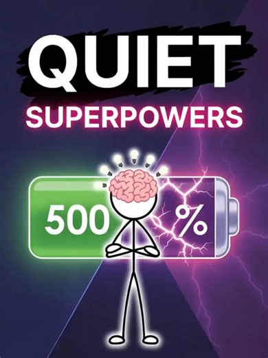 5 Superpowers of Quiet People (You Might Not Know You Have) 5 Superpowers of Quiet People 🧠 If you're the quiet one in the room, you have abilities loud people will never understand. Your silence is your strength — here's the science behind it. 💬 Drop