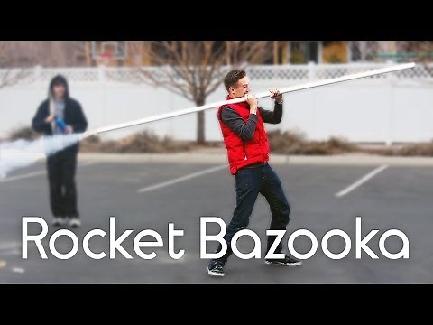 Homemade ROCKET BAZOOKA Test Fire
