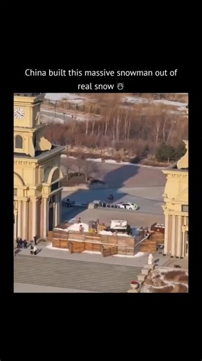 Nexon on Instagram: "The giant snowman of Harbin, China, is a massive, cheerful landmark that serves as the official welcoming symbol for the city’s annual International Ice and Snow Sculpture Festival. Standing approximately 19 meters tall (about 62 feet) at Qunli Music Park, the 2025 version was sculpted using over 3,500 cubic meters of snow and features a signature “healing” expression characterized by a warm smile, a giant red hat, and a matching scarf with heart-shaped buttons. While the fe