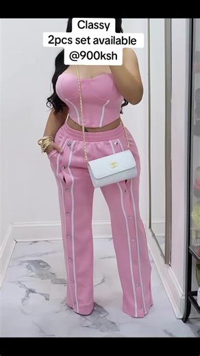 Classy 2pcs Outfit Set Available for Adults