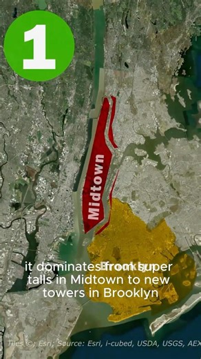 Which US State Has the Most Skyscrapers #shorts #ranking