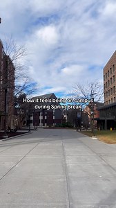 Campus just isn’t the same without you… Hurry back, Lancers! 💙 . . . #WorcesterState #WooState Video Description: Sad music from Spongebob plays over scenes of an empty campus during spring break, with the text "How it feels being on campus during spring break." | Worcester State University