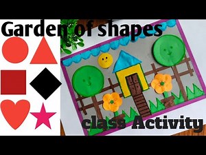 Garden of shapes||maths project for class 2|| class activity|| geometrical Shapes||