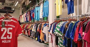 The football shirt shop in Manchester selling over 2,000 vintage and new tops
