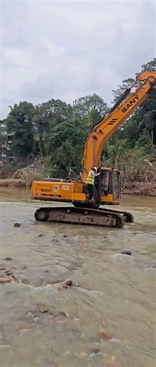 steel sheet pile driving with excavator vibration hammer
