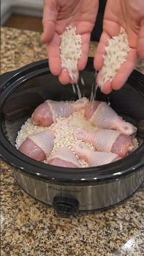 🍗 Slow Cooker Chicken & Rice