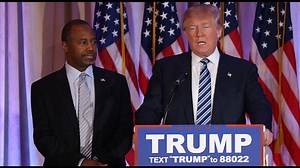 Ben Carson Endorses Donald Trump for GOP Nominee
