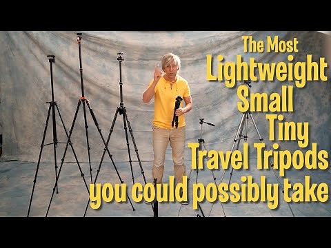 Super Lightweight Travel Tripods for hiking, Vlogging