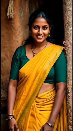 🌟 Radiant Yellow Saree Elegance for Graceful Village Women ✨💛 | Saree Styles
