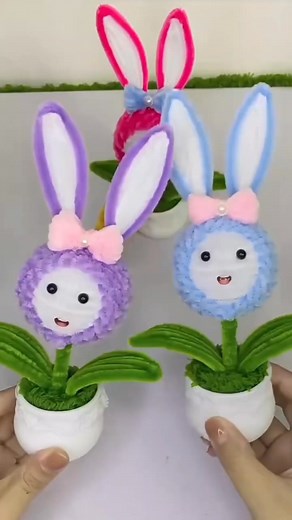 12K views · 199 reactions | Lillte Bunny by Twist Stick Handmade | Mali's Flower Bloom | Facebook