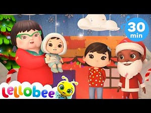 Christmas Songs Medley - Festive with Friends | @KidsKaraokeSongs
