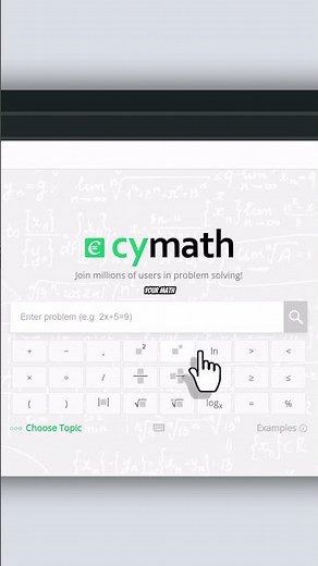 Solve Math Instantly with Cymath ✏️➗ #shorts #Cymath