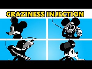 Friday Night Funkin Vs Mouse.AVI | Craziness Injection All Weeks - Songs - Cutscenes - Dialogues