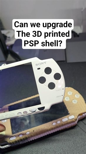 Can vapour smoothing make a 3D-printed PSP shell glossy?#techtok #PSP #retroconsoles #3dprinting