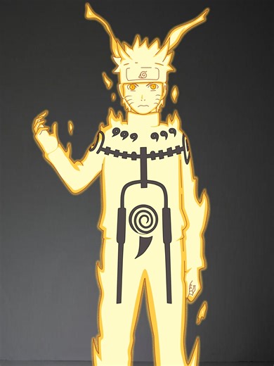 Transformasi Naruto Kyuubi berekor hingga Kyuubi Chakra Mode. . . #anime #naruto #fyp #viral #trending