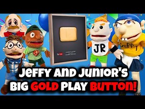 SML Movie: Jeffy and Junior's Big Gold Play Button!