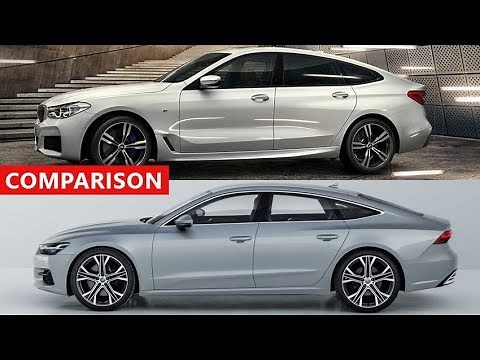 2018 Audi A7 Sportback vs 2018 BMW 6 Series Gran Turismo Comparison - Luxury Sport Sedans