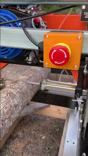 First cut with the Bozeman Sawmill