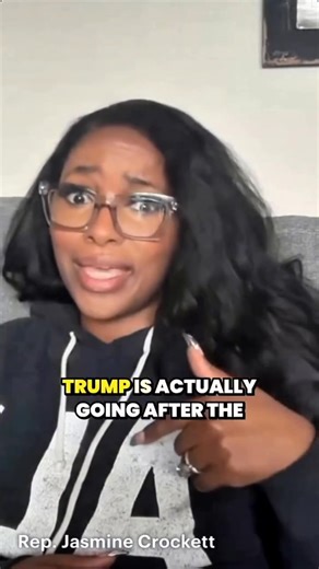 Jasmine Crockett has criticized actions that put U.S. service members at risk over oil interests, specifically pointing to President Trump's approach to Venezuela. Crockett emphasized, "Trump is actually going after the resources in that country," highlighting a pattern of prioritizing resource acquisition over other concerns. Her comments suggest skepticism about the motives behind U.S. foreign policy decisions, especially those involving military involvement and resource-rich nations. #Jasmine