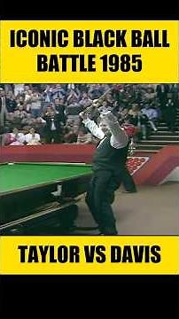 HISTORIC Black Ball Battle 😱 | Dennis Taylor vs Steve Davis | 1985 World Championship 🎱🔥