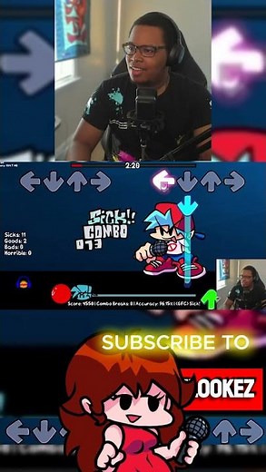 BOYFRIEND VS RED IN FNF!!! #shorts