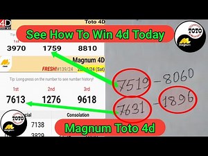 How To Win Magnum Toto 4d Today || How To Win Magnum Toto 4d jackpot Today|How To Win 4d
