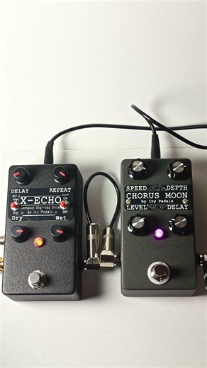 Ivy Pedals Chorus Moon + X-Echo #Guitar #PedalDemo [2/4] #effectspedals #guitarpedals #chorus #delay