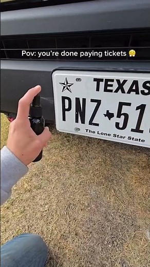 License Plate Reflective Spray