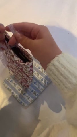 Handmade Fabric Kindle Case – Floral & Stripe Cottagecore Style - Etsy