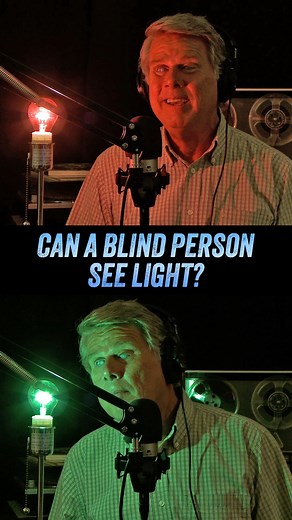 Can A Blind Person See Light? -- Tommy, who’s been blind since birth, talks about his level of light perception and if he’s able to see light when a flashlight is pointed toward his eyes. #vision #perception #science #education #experiment | Tommy Edison