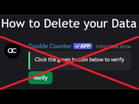 How to delete your data on Double Counter | Discord