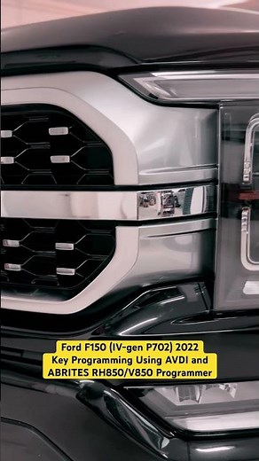 Ford F150 (IV-gen P702) 2022 Key Programming Using AVDI and ABRITES RH850/V850 Programmer #avdi